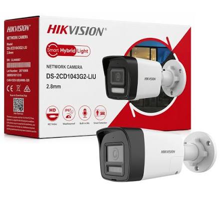دوربین مداربسته بولت تحت شبکه هایک ویژن مدل DS-2CD1043G2-LIU (2.8mm)