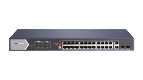 سوئیچ شبکه PoE 24 پورت هایک ویژن مدل DS-3E0528HP-E