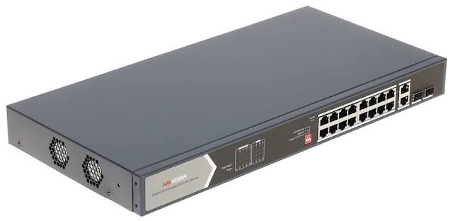 سوئیچ شبکه PoE 16 پورت هایک ویژن مدل DS-3E0520HP-E